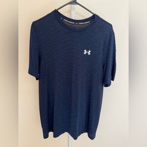 As New - Under Armour Men’s Training Shirt - Navy Blue - Size M